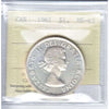 1961 Canada Dollar ICCS Certified MS63 Cameo