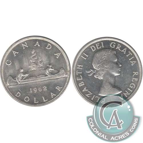 1962 Canada Dollar Almost Uncirculated (AU50)