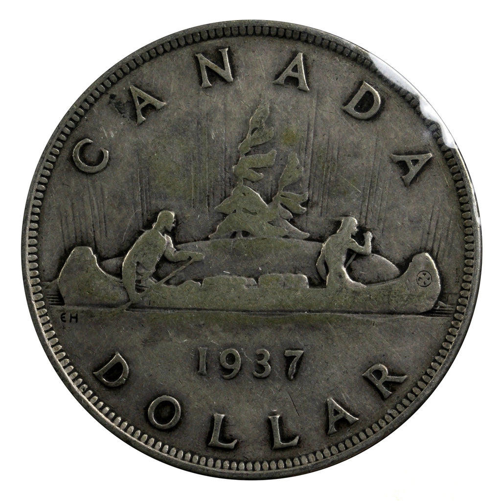 1937 Canada Dollar Very Good (VG8)