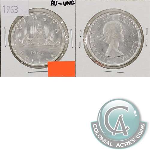 1963 Canada Dollar AU-UNC (AU55)