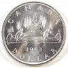 1963 Canada Dollar Choice Brilliant Uncirculated (MS64)