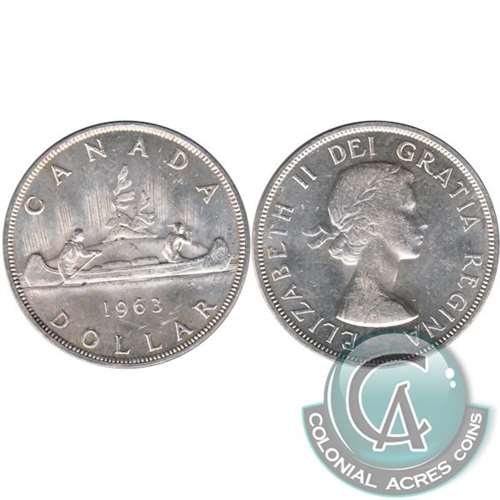 1963 Canada Dollar UNC+ (MS62)