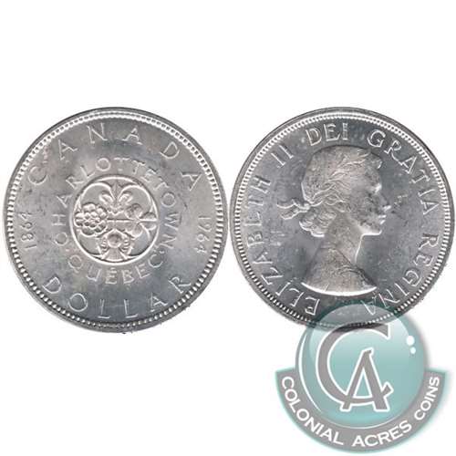 1964 Canada Dollar Uncirculated (MS60)