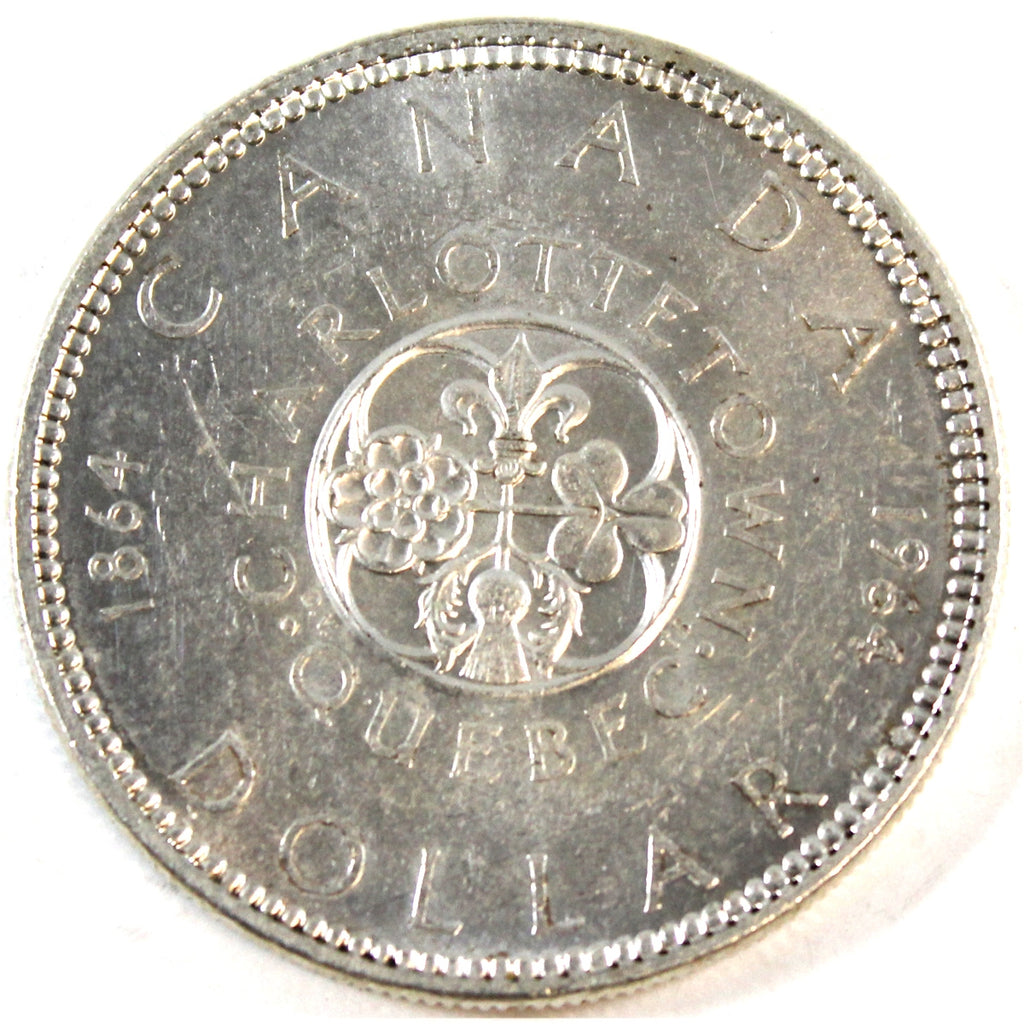 1964 No Dot Canada Dollar AU-UNC (AU55)