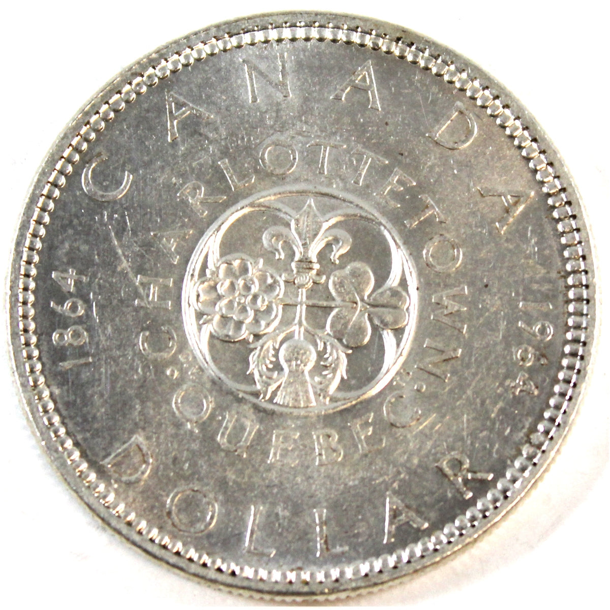 1964 No Dot Canada Dollar AU-UNC (AU55)