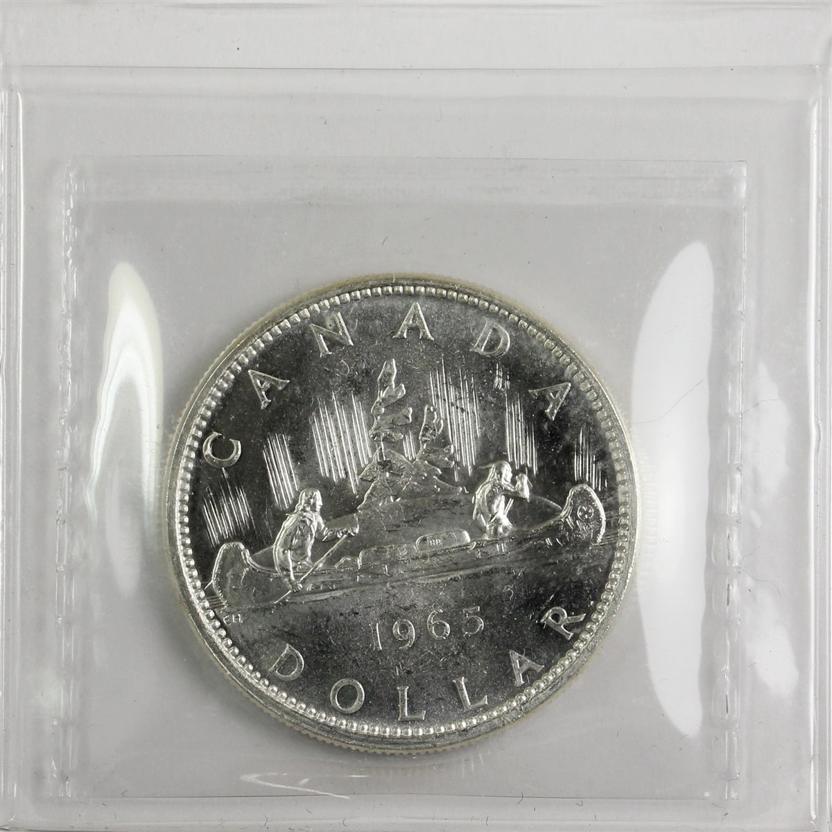 1965 Large Beads Blunt 5 (Type 3) Canada Dollar ICCS Certified MS64