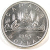 1965 Small Beads Blunt 5 (Variety 2) Canada Dollar UNC+ (MS62)