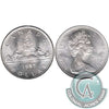 1965 Large Beads Blunt 5 (Variety 3) Canada Dollar Brilliant Uncirculated (MS63)