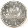 1965 Large Beads Ptd. 5 (Variety 4) Canada Dollar Uncirculated (MS60)