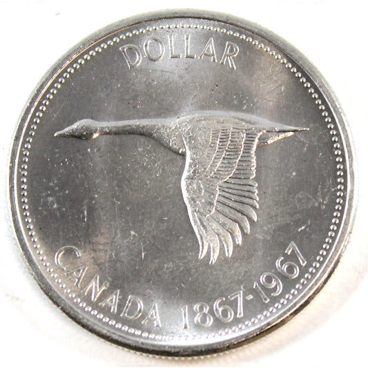 1967 Canada Dollar Brilliant Uncirculated (MS63)