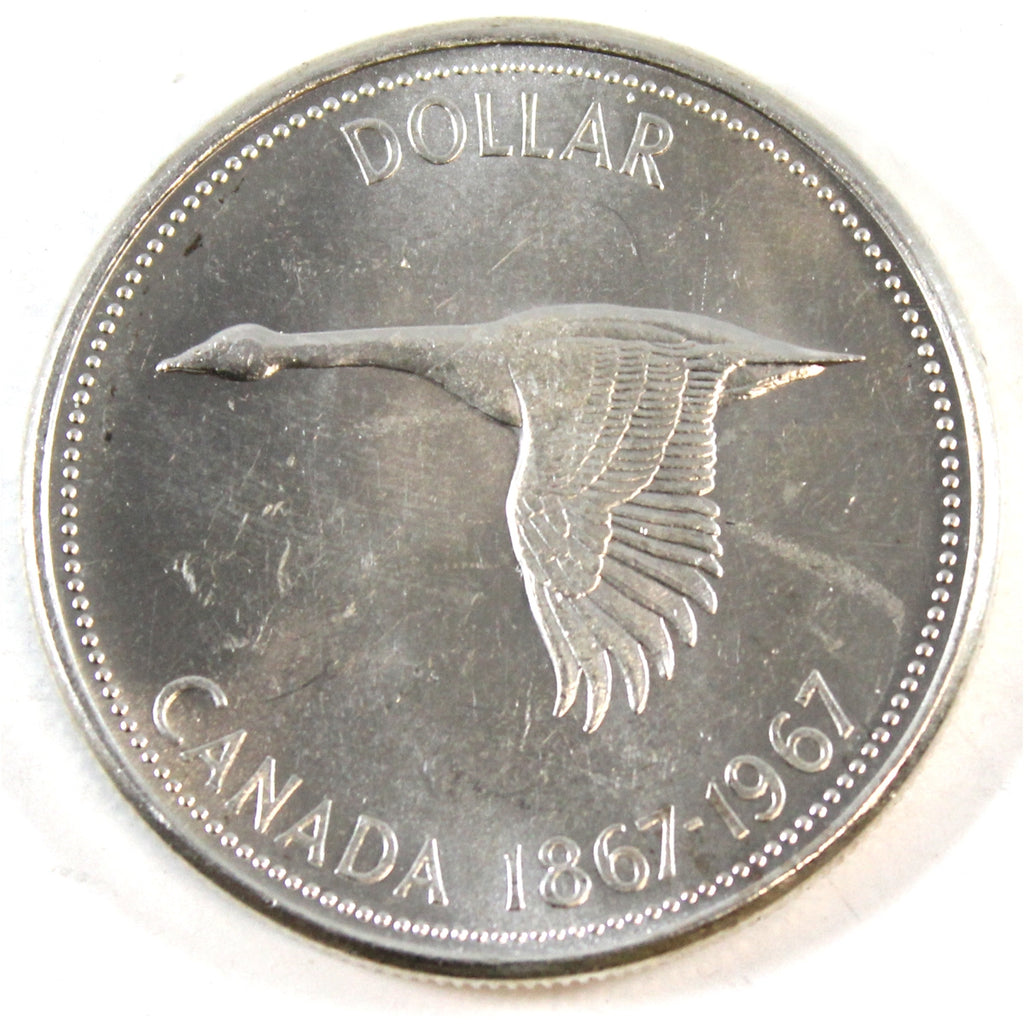 1967 Canada Dollar UNC+ (MS62)