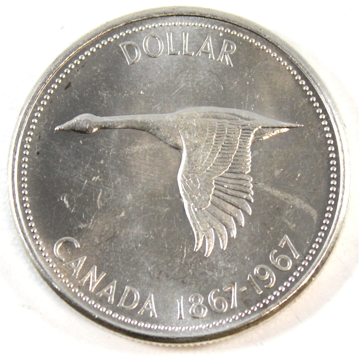 1967 Canada Dollar UNC+ (MS62)