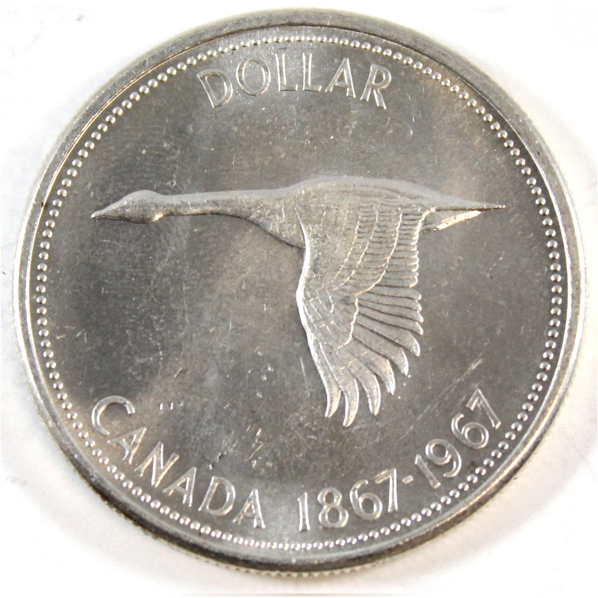 1967 Canada Dollar Uncirculated (MS60)