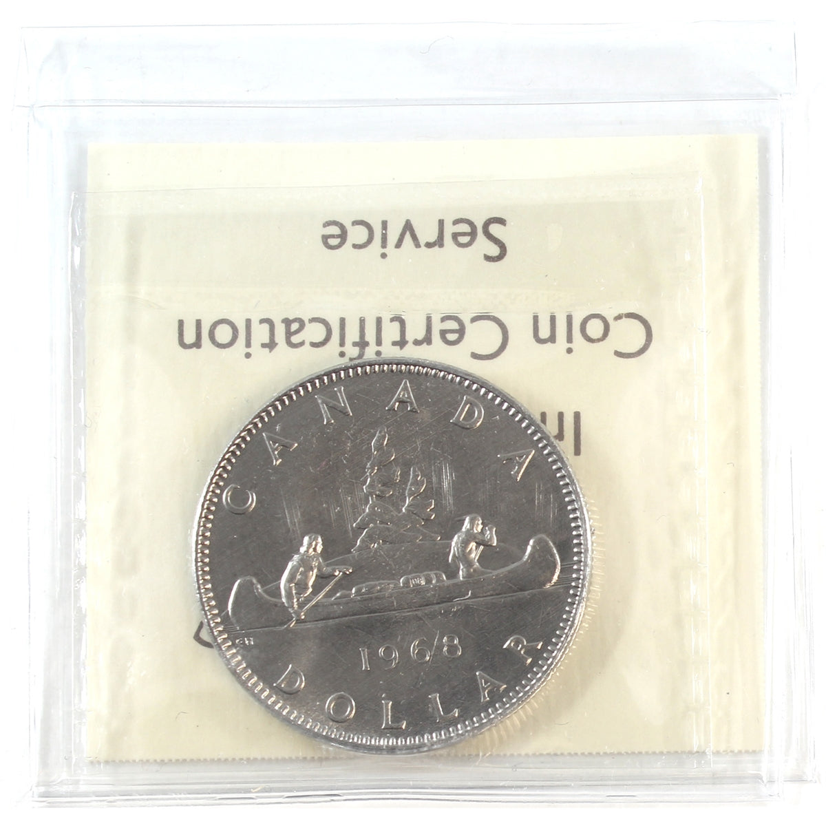 1968 Normal Island Canada Dollar ICCS Certified PL66 Cameo