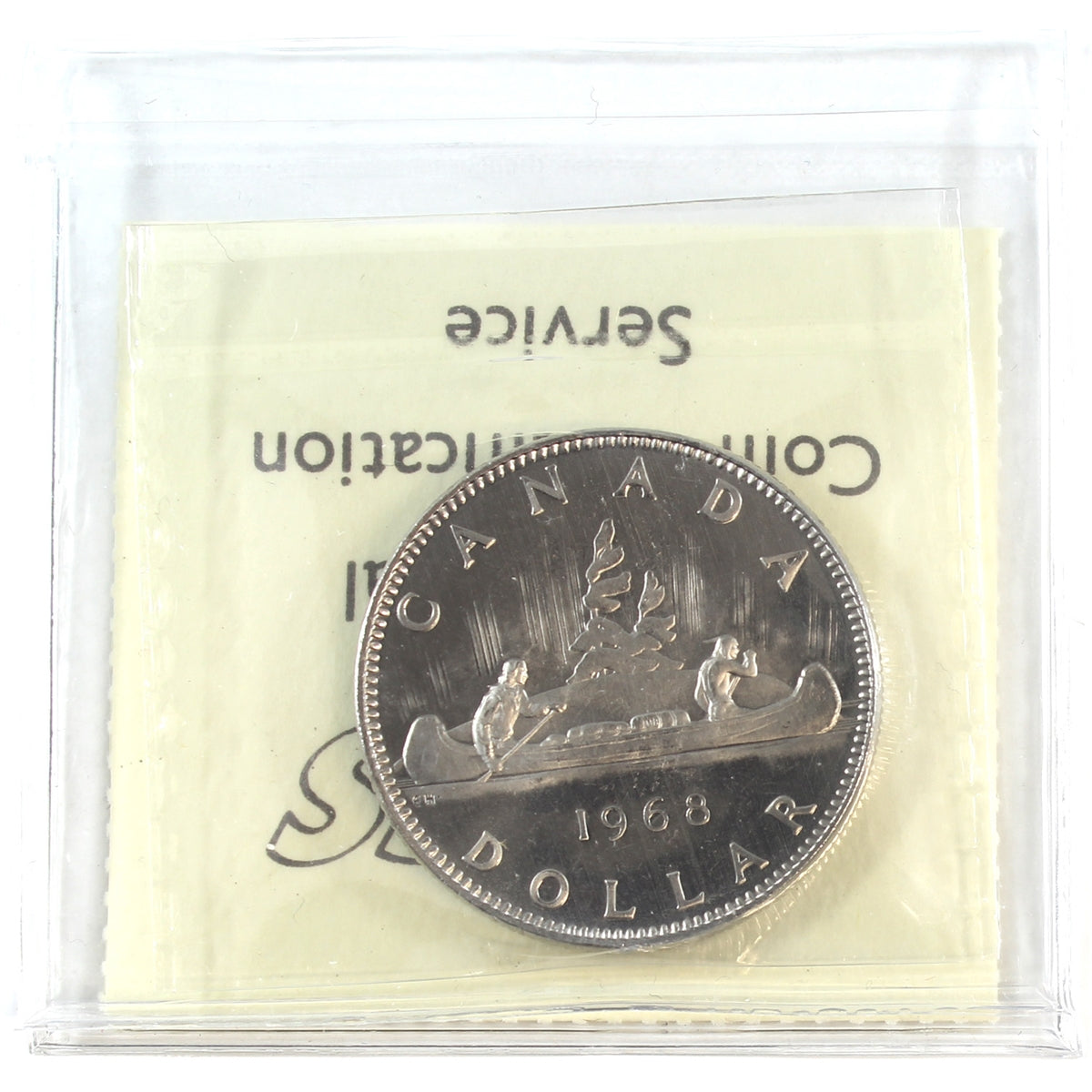 1968 Normal Island Canada Dollar ICCS Certified MS65 Cameo