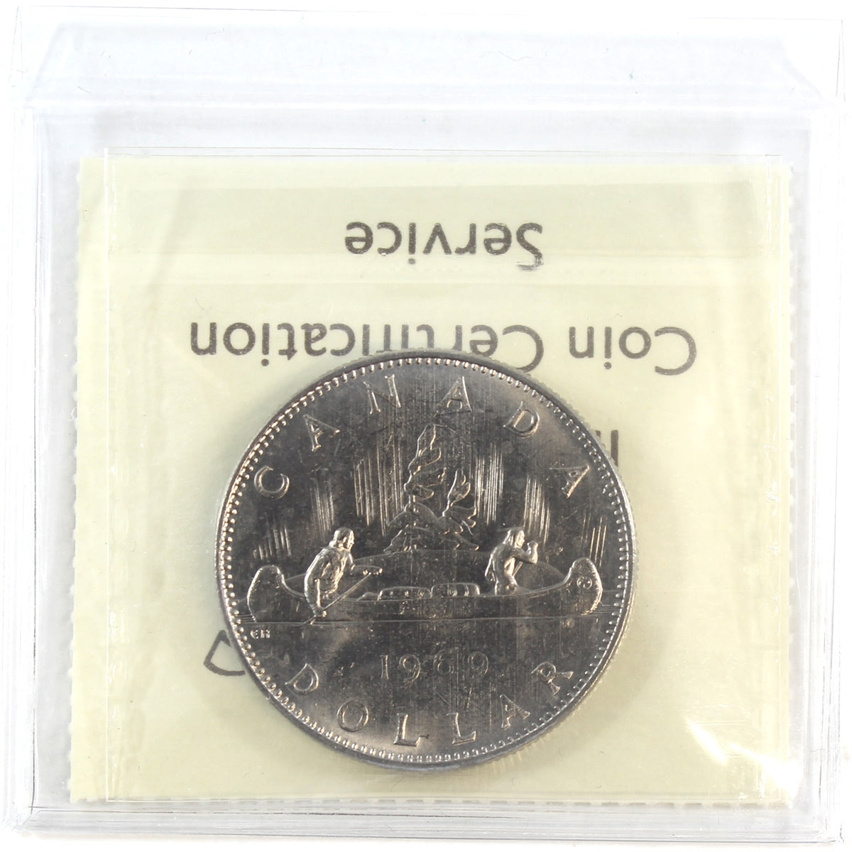 1969 Canada Nickel Dollar ICCS Certified MS64