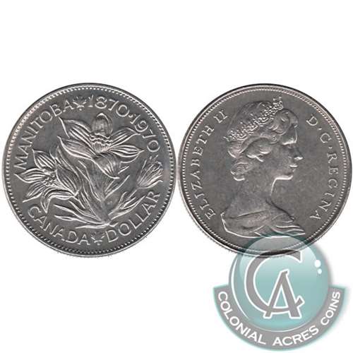 1970 Canada Nickel Dollar Uncirculated (MS60)