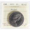 1972 Canada Nickel Dollar ICCS Certified MS65