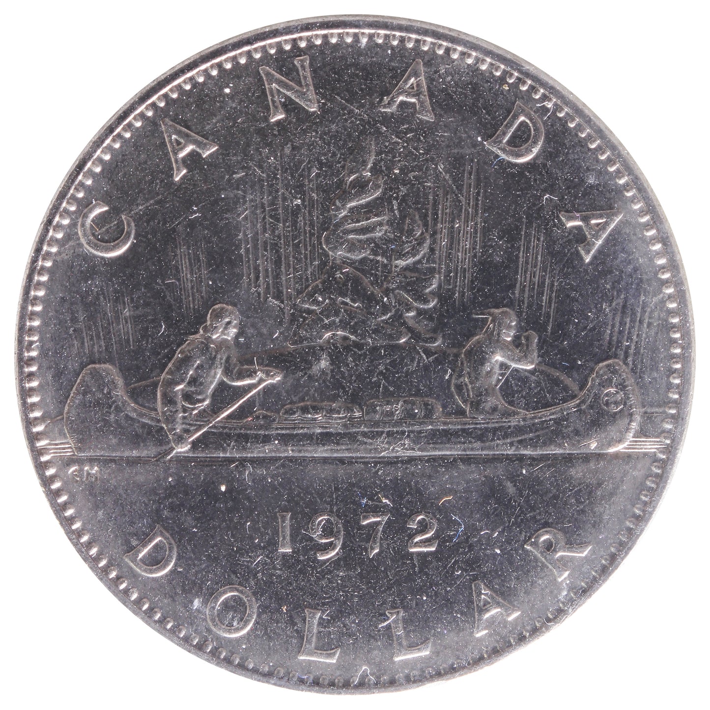 1972 Canada Nickel Dollar ICCS Certified MS65