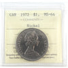 1972 Canada Nickel Dollar ICCS Certified MS64