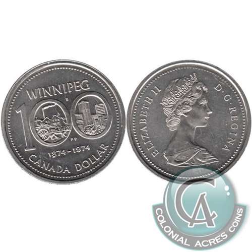 1974 Canada Nickel Dollar Brilliant Uncirculated (MS63)