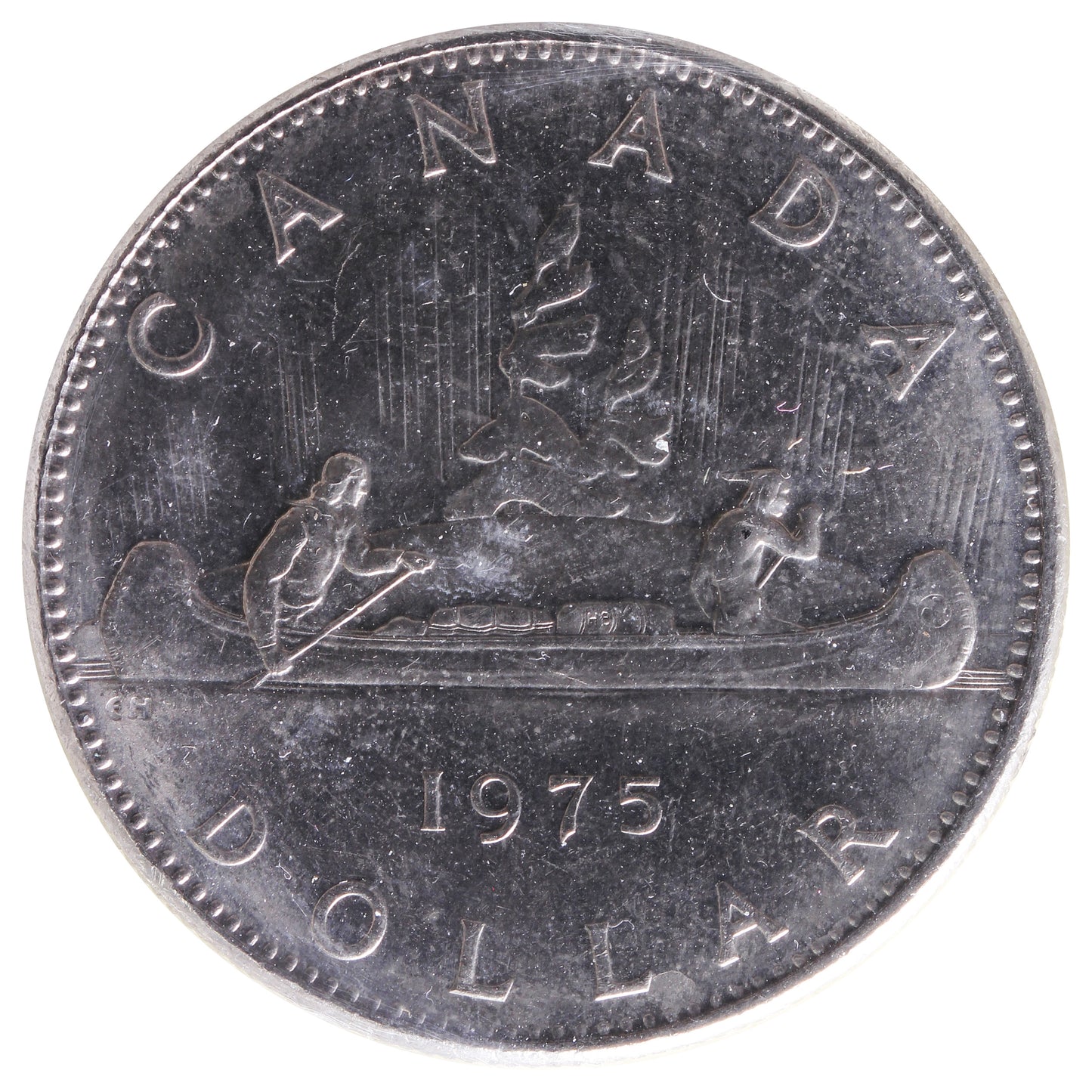 1975 Canada Nickel Dollar ICCS Certified MS65
