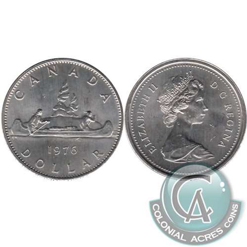 1976 Detached Jewel Canada Nickel Dollar UNC+ (MS62)
