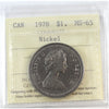 1978 Canada Nickel Dollar ICCS Certified MS65