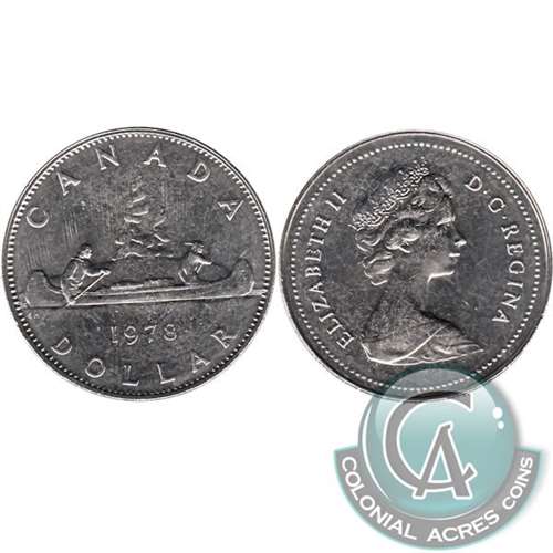 1978 Canada Nickel Dollar Uncirculated (MS60)