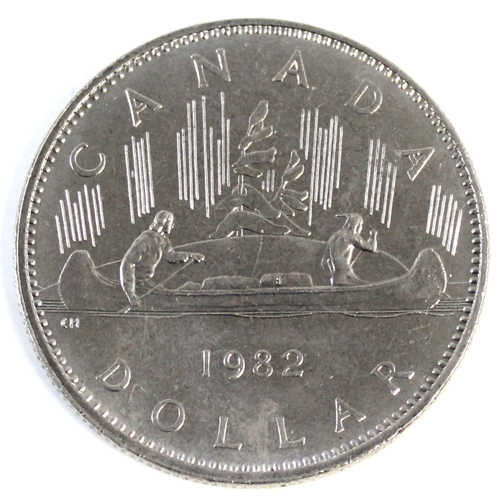 1982 Voyageur Canada Nickel Dollar Choice Brilliant Uncirculated MS64