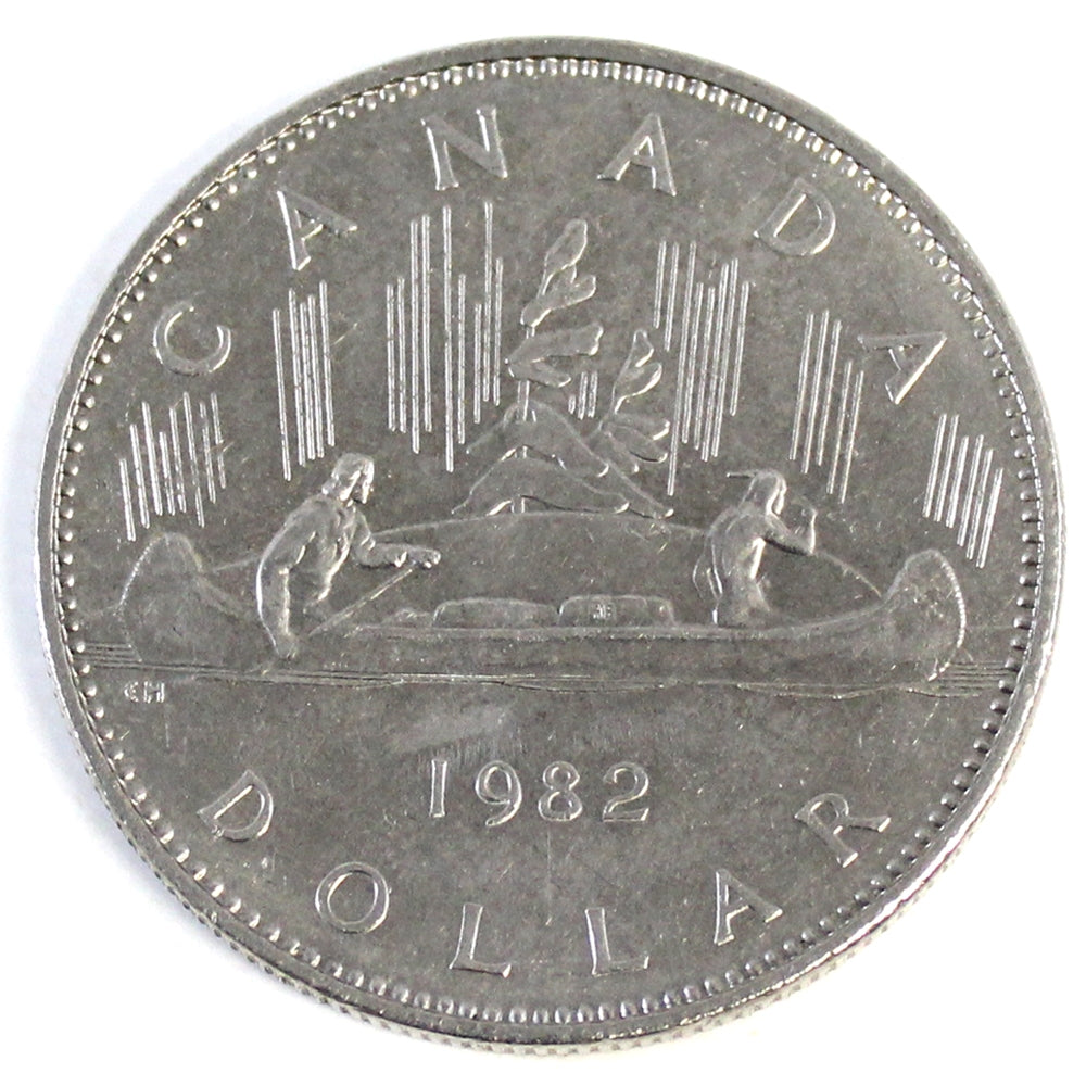 1982 Voyageur Canada Nickel Dollar Circulated