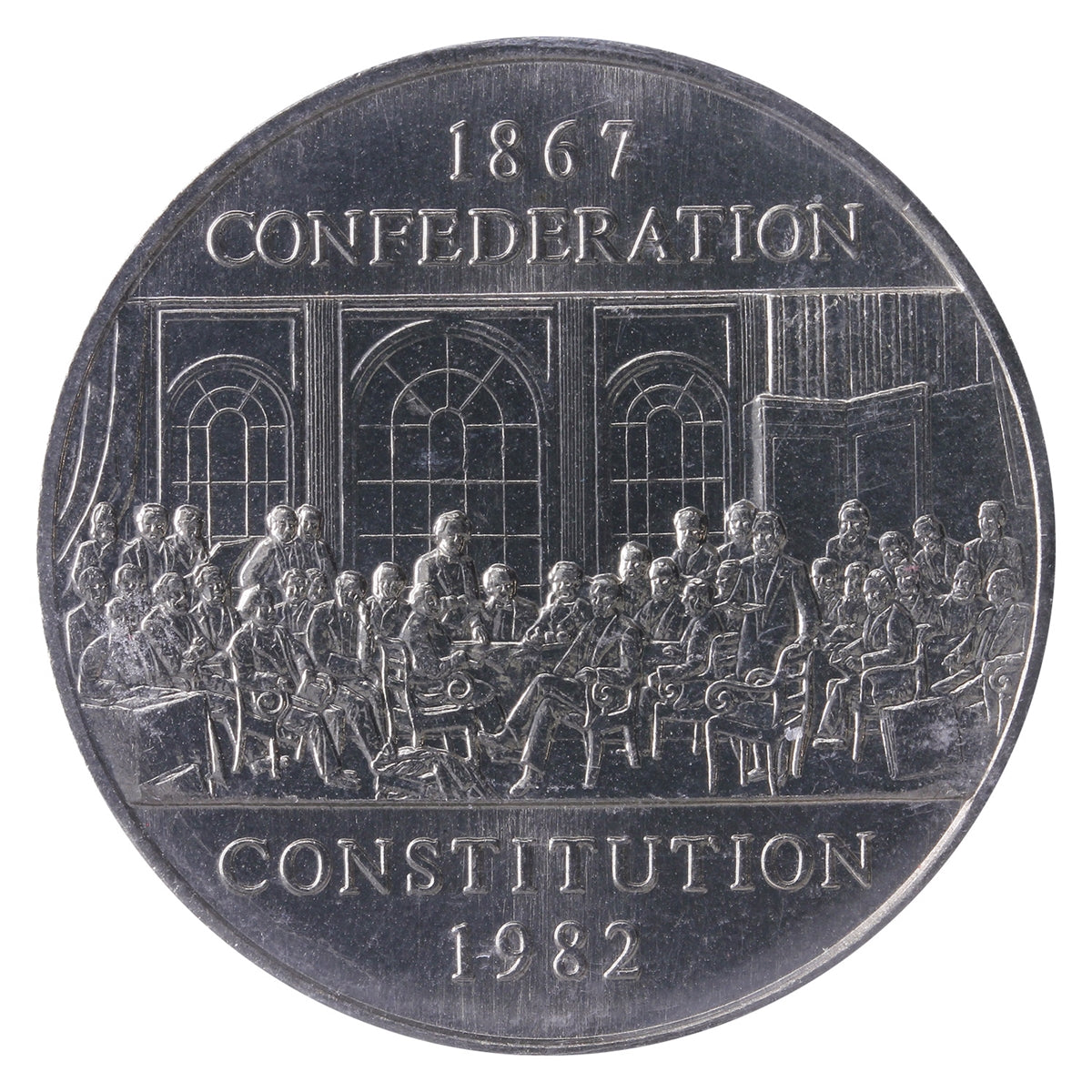 1982 Constitution Canada Nickel Dollar ICCS Certified MS64