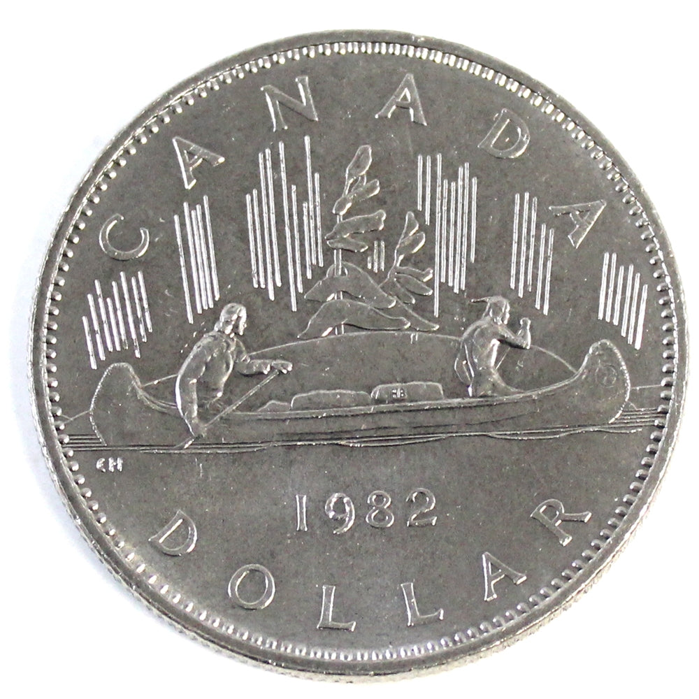 1982 Voyageur Canada Nickel Dollar UNC+ (MS62)