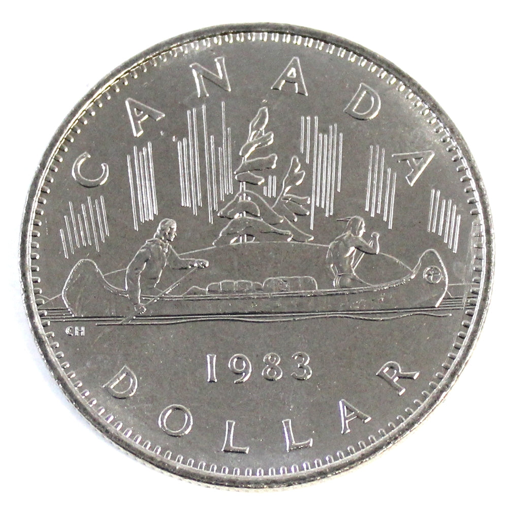 1983 Canada Nickel Dollar Choice Brilliant Uncirculated (MS64)