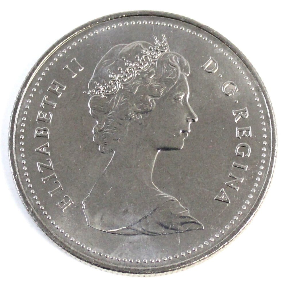 1983 Canada Nickel Dollar Choice Brilliant Uncirculated (MS64)