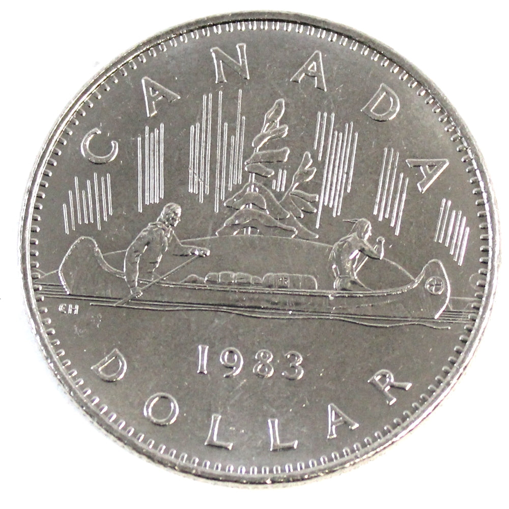 1983 Canada Nickel Dollar Uncirculated (MS60)