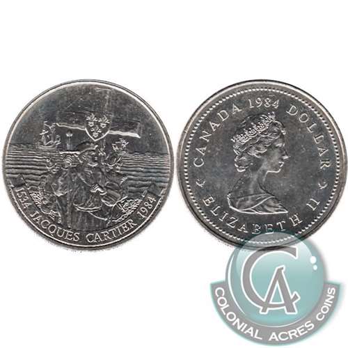 1984 Cartier Canada Nickel Dollar Circulated