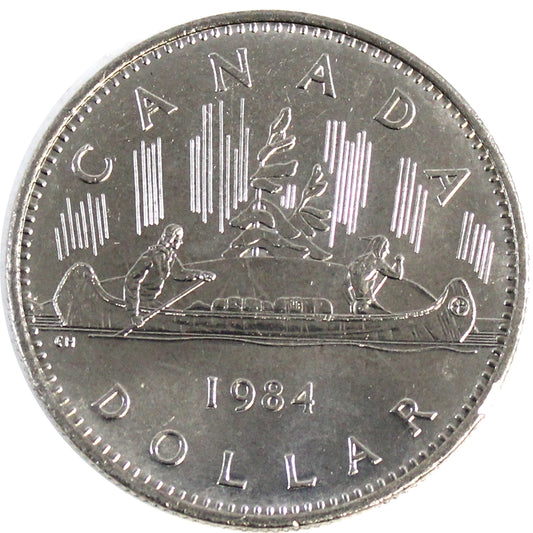 1984 Voyageur Canada Nickel Dollar Brilliant Uncirculated (MS63)