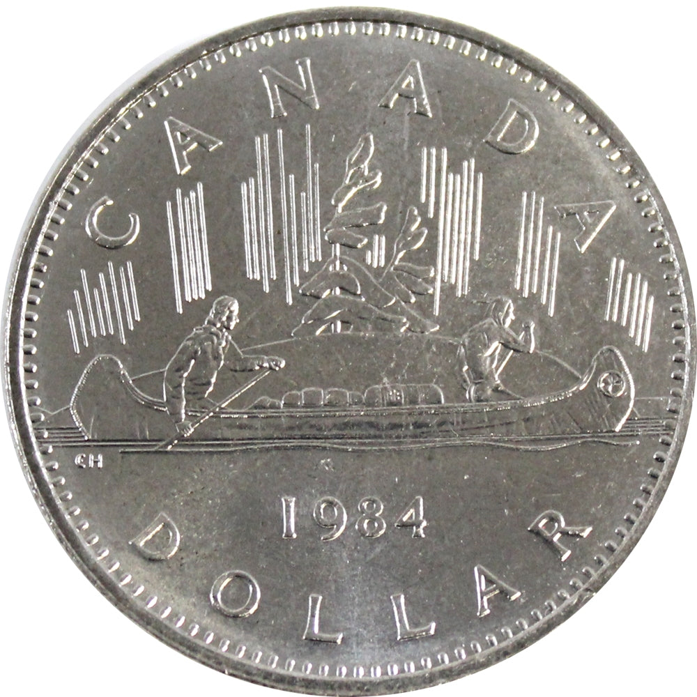 1984 Voyageur Canada Nickel Dollar Uncirculated (MS60)