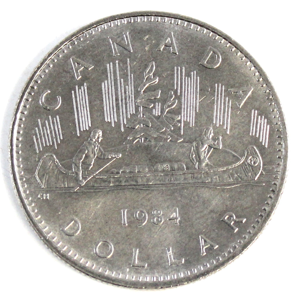 1984 Voyageur Canada Nickel Dollar Choice Brilliant Uncirculated MS64