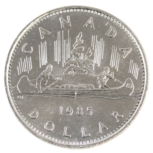 1985 Canada Nickel Dollar Uncirculated (MS60)