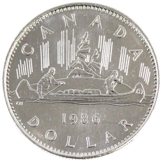 1986 Canada Nickel Dollar Brilliant Uncirculated (MS63)