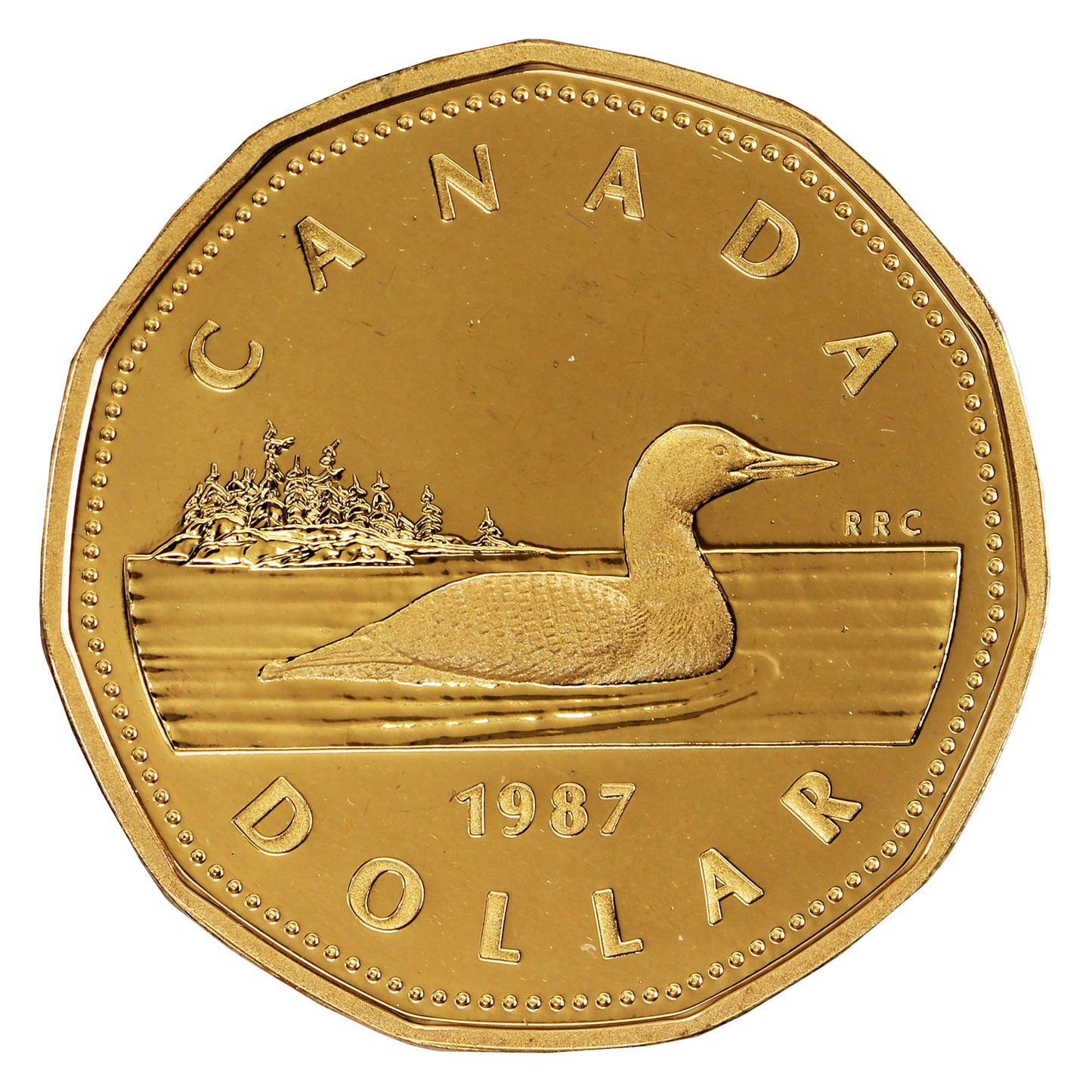 1987 Canada Loon Dollar Proof