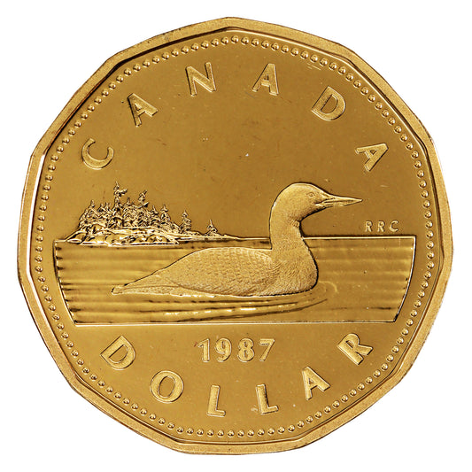 1987 Canada Loon Dollar Proof
