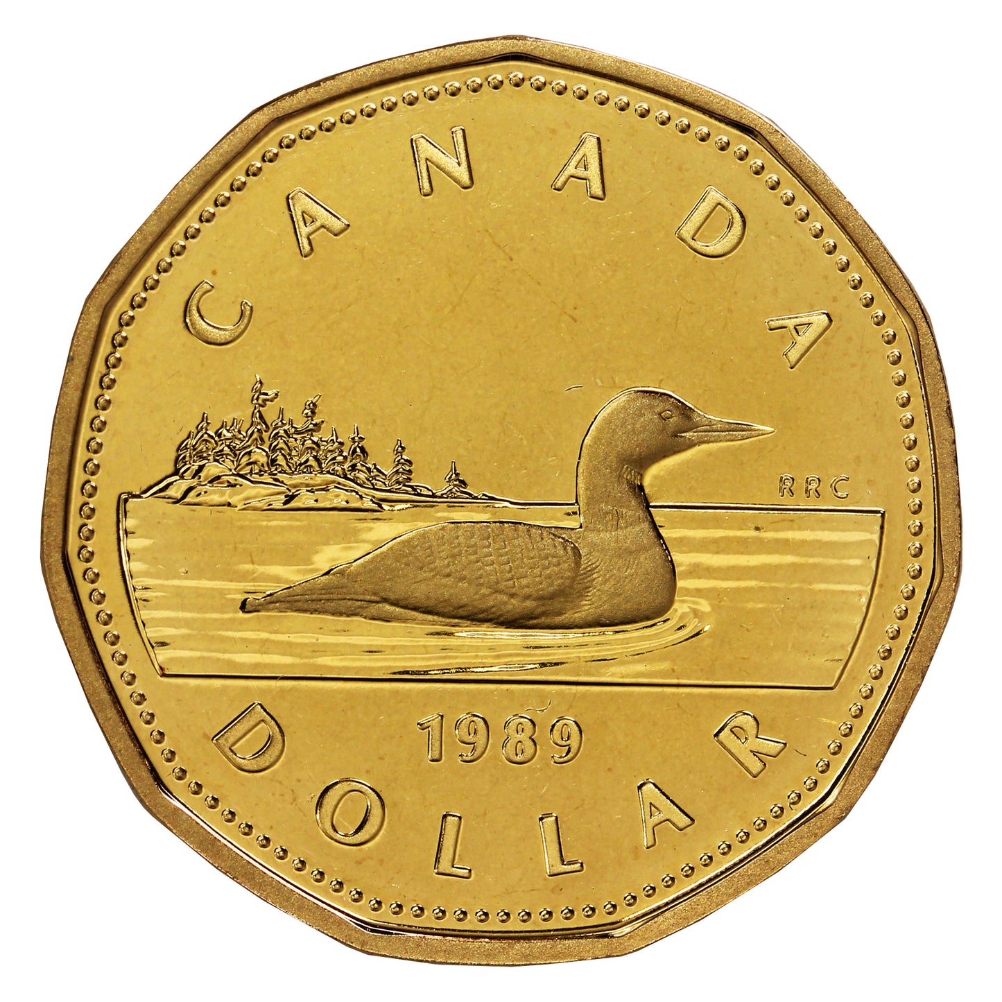 1989 Canada Loon Dollar Proof