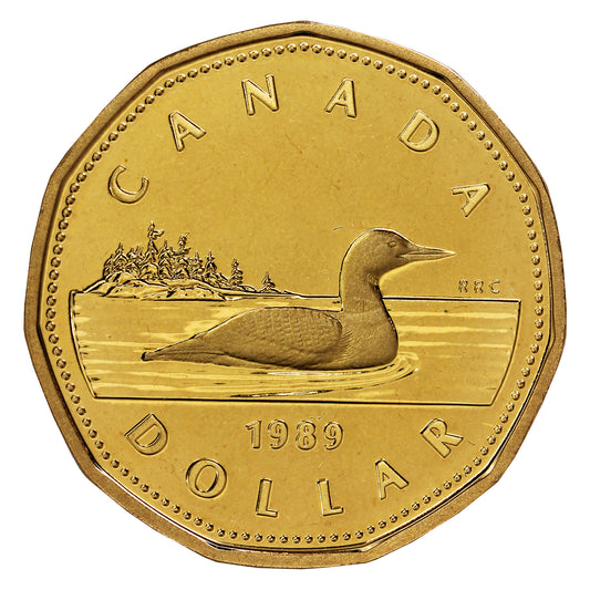 1989 Canada Loon Dollar Proof