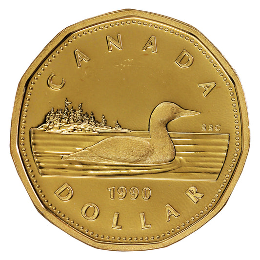 1990 Canada Loon Dollar Proof