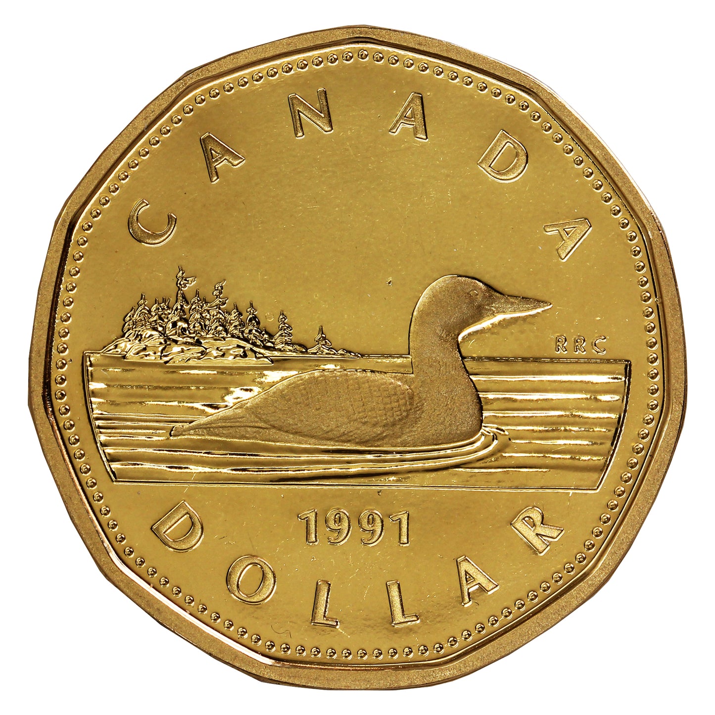 1991 Canada Loon Dollar Proof