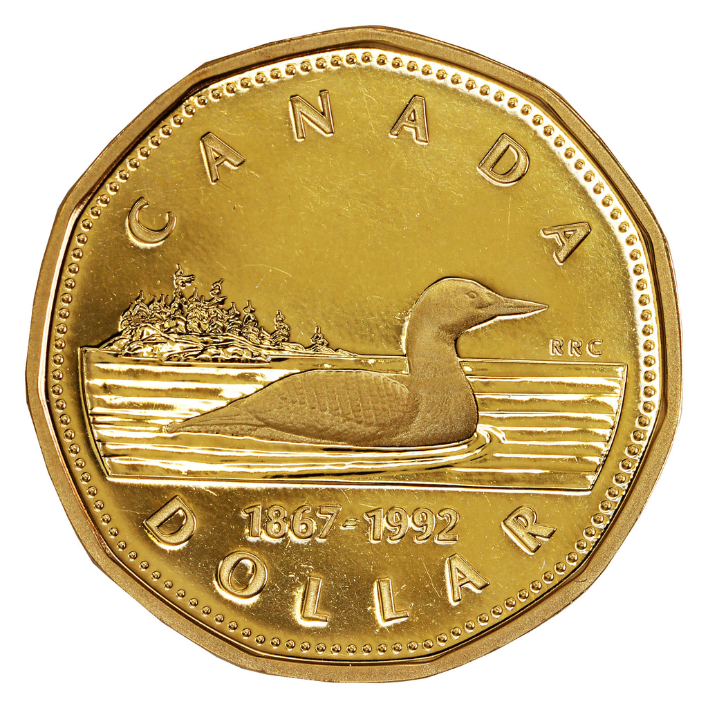 1992 Canada Loon Dollar Proof
