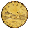 1993 Canada Loon Dollar Brilliant Uncirculated (MS63)